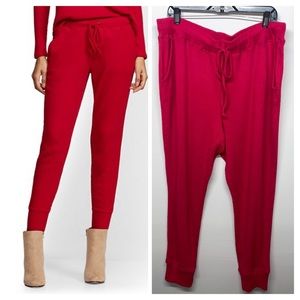 NewYork&Co Ribbed-Knit Jersey Jogger Pant size XL